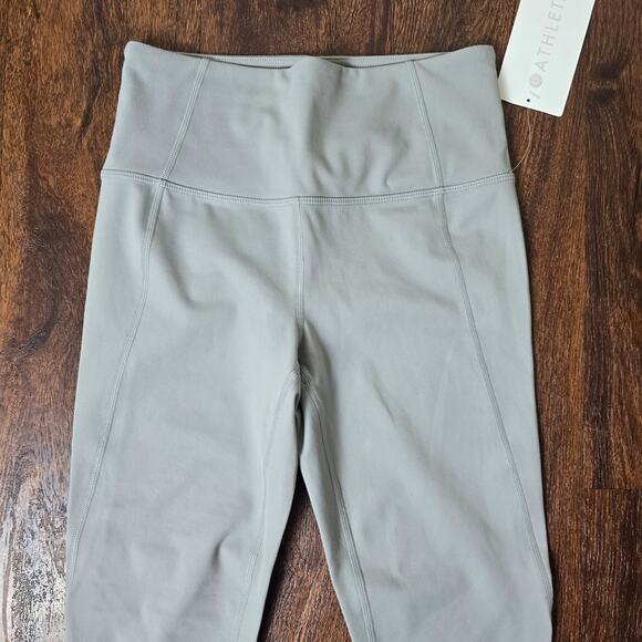 Athleta Eclipse 7/8 Tight Silver Grey XS Style # 281583, NWT - Picture 3 of 8